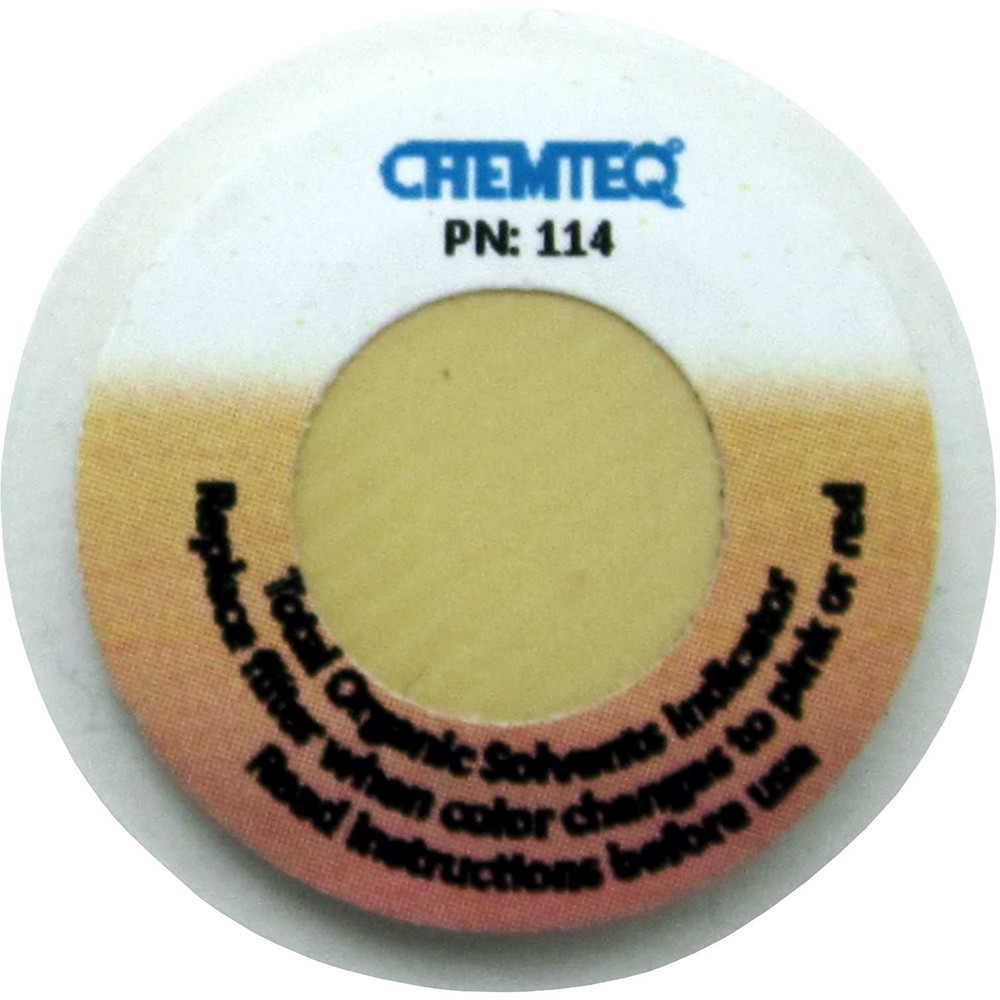 Organic Vapors Breakthrough Indicator Sticker ? for Low-Flow Filters (BTIS LFF)