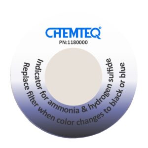 Ammonia & hydrogen sulfide Filter Breakthrough-Indicator Sticker – BTIS