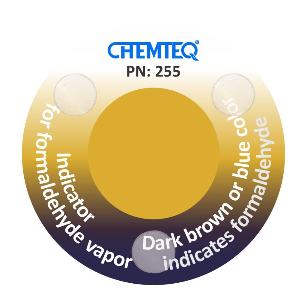 Formaldehyde Breakthrough Indicator Sticker Type B (BTIS B)
