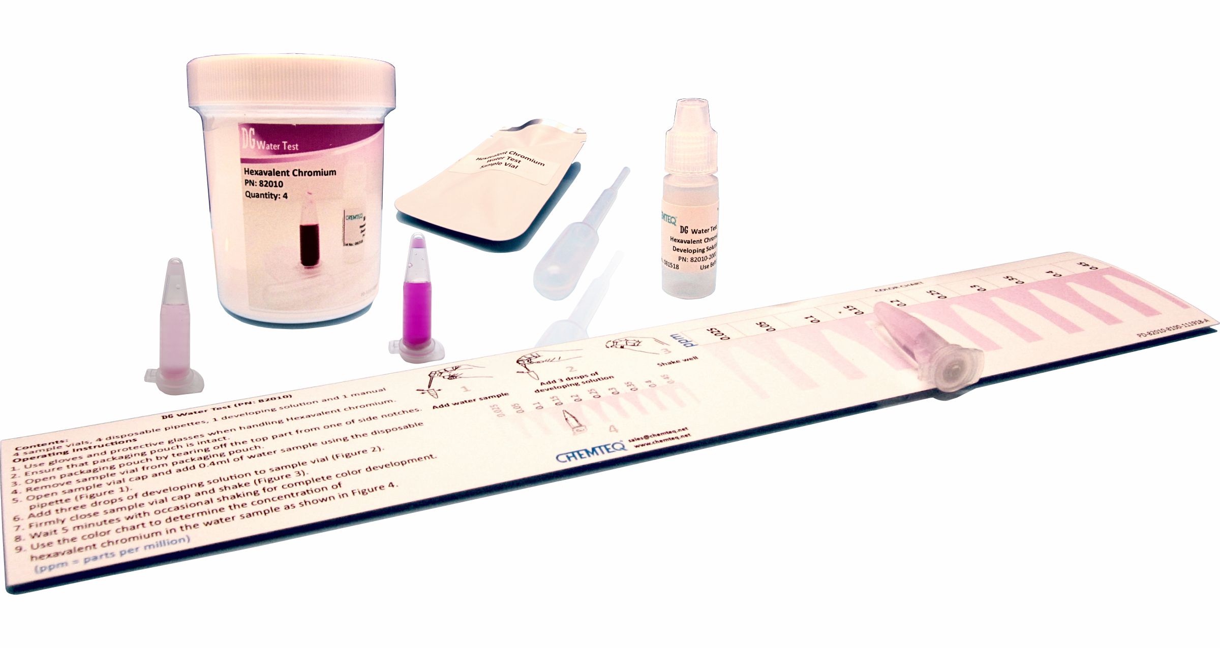 Hexavalent Chromium DG Water Test Kit - Image 2