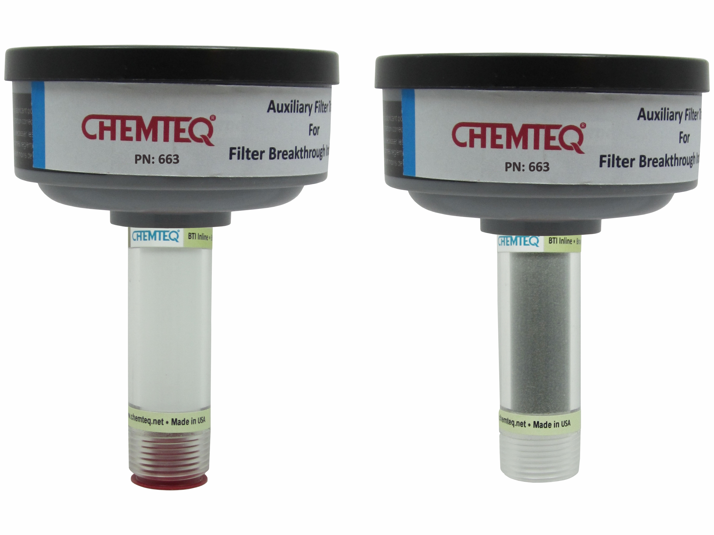 Hydrogen Sulfide Breakthrough Indicator with Auxiliary Filter Trap (BTI AFT) - Image 2