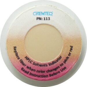 Selected Organic Solvents Breakthrough Indicator Sticker for Low Flow Filters (BTIS LFF)