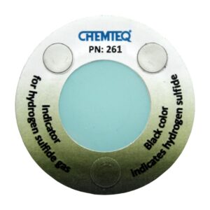 Hydrogen sulfide WP Breakthrough Indicator Sticker Type B (BTIS B)